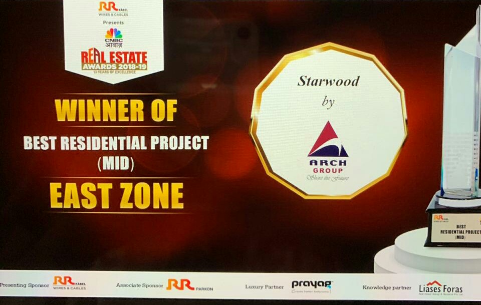 REAL ESTATES AWARDS 2018-2019 - "STARWOOD" Best Residential Project (MID) East Zone