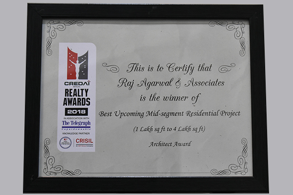 CREDAI Telegraph Crisil 2018 - Amistad (PS Group & Ambey Group) Best upcoming Mid-Segment Residential Project